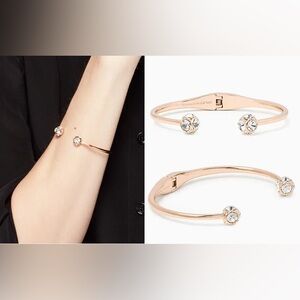 Kate spade lady marmalade rose gold open hinge bracelet 💖 NWT